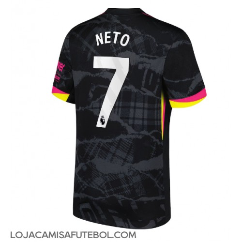 Camisa de Futebol Chelsea Pedro Neto #7 Equipamento Alternativo 2024-25 Manga Curta